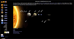 Desktop Screenshot of eightplanetsfacts.com