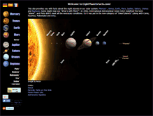 Tablet Screenshot of eightplanetsfacts.com